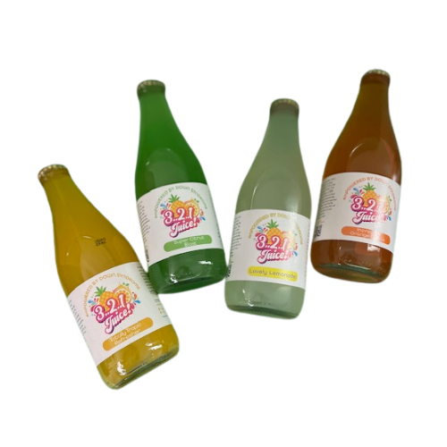 12 oz Juice-inspired Sodas 4 pack