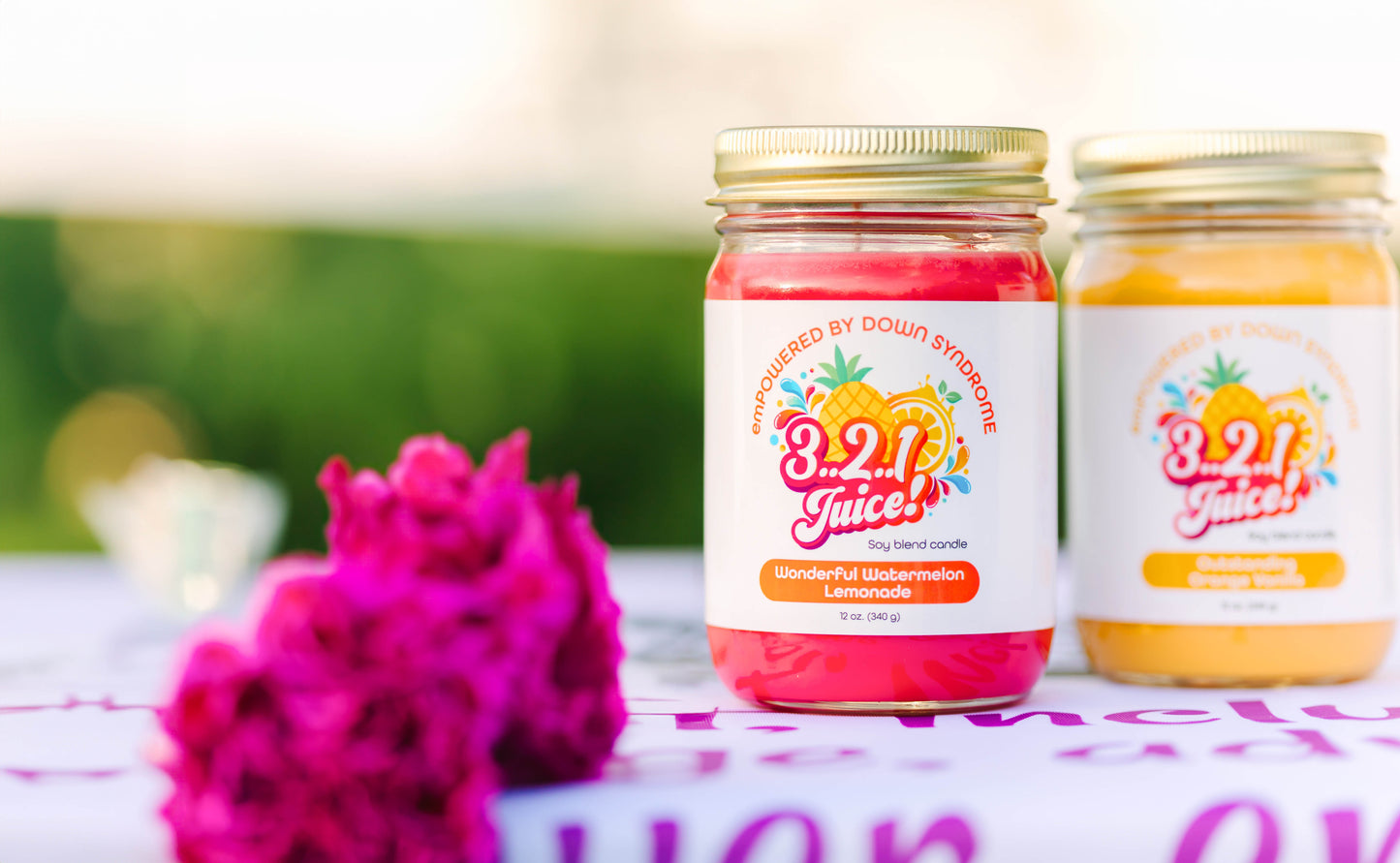 Juice Scented 100% Soy Candles